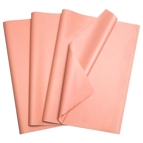 Image of Bobobag 100 Sheets Light Pink Tissue Paper 20 inchX14 inch Tissue Paper for Gift Bags, Gift Wrapping Tissue, Christmas Tissue Paper Anniversary Holiday Decoration Arts Craft