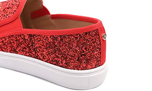 Image of FEVERSOLE Women's Fashion Slip-On Sneaker Casual Flat Loafers