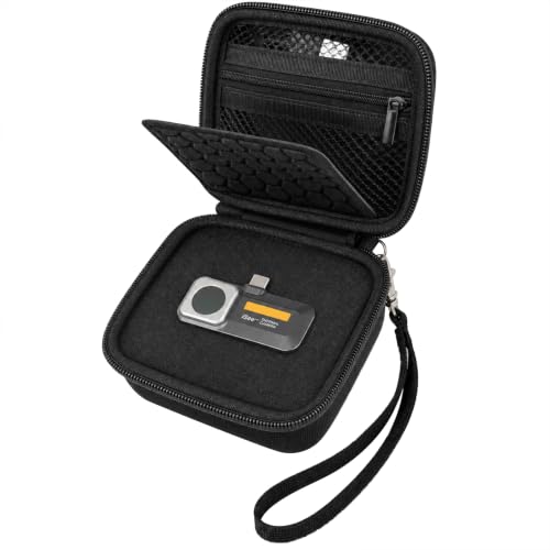 Image of Boobowl Case Compatible with for Flir One /for Thermal Master P1 /for TOPDON TC002C / for Fluke Thermal Camera, Infrared Cameras Storage Holder Box for USB Cabless(Bag Only) (Black, For Smartphones)