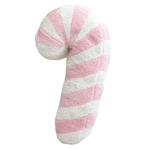 PORUPAEL Weihnachts-Zuckerstangenkissen, 46cm süßes...