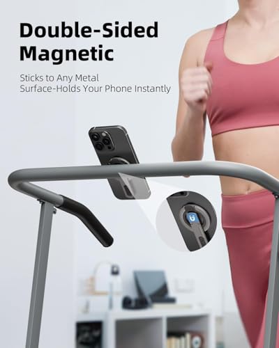Image of MOROFY 3 in 1 Magnetic Finger Ring Holder with Double-Sided Magnet, Phone Grip Stand, Fidget Toy Design, 360 Rotation, Magnetic Phone Stand Compatible with iPhone 17 /16 /15 /14 /13 /12 Series (Black)
