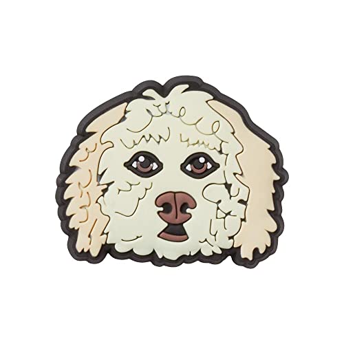 Image of Crocs unisex adult Jibbitz Pet Charms| Jibbitz Shoe Charms, Golden Doodle, One Size US