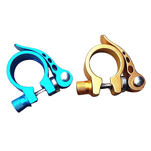 image for VOKOLY 2pcs 31.8 mm Bicycle Quick Release SeatPost Clamp Aluminum Allo