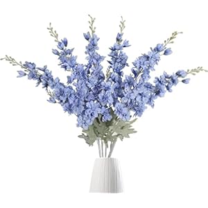 Ipopubluedelphiniumartificialflowers6pcsartificiallarkspurflower335in85cmlongstemflowerssilkflowersforhomedecorindooroutdoorfloralcenterpiecesfortablesblue  Urban Country Home Decor Ipopu blue delphinium artificial flowers 6 pcs artificial larkspur flower 335 in85 cm long stem flowers silk flowers for home decor indoor outdoor floral centerpieces for tablesblue  urban country home decor