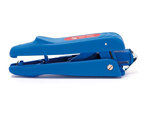 WEICON 51000200 Duo-Stripper No.200 zum Entmanteln & Abisolieren von Kabeln & Leitern, Blau/Rot, 160mm