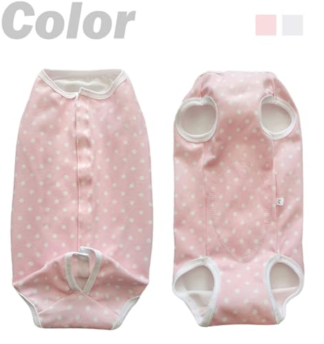 Image of Dog Surgical Recovery Suit, Spay Recovery Suit for Small Medium Dog, Post Surgery Dog Onesie for Male Female Puppy (Pink-M)