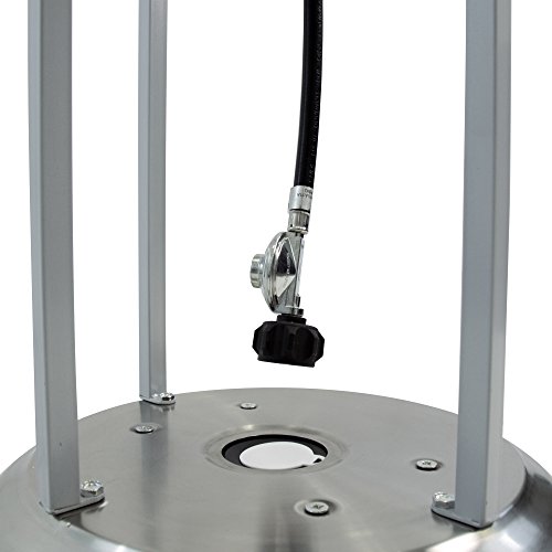 Dayno-Glo Dyna-Glo DGPH202SS Premium Stainless Steel Propane Patio Heater - 48,000 BTU
