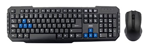 3GO COMBODRILE - Teclado multimedia 115 teclas formato