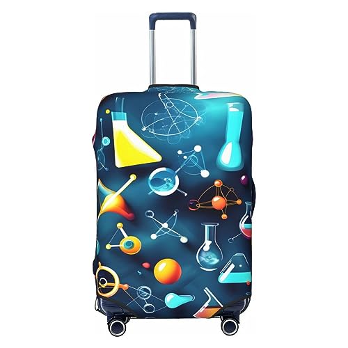 Housse de valise lavable et anti-rayures motif science S