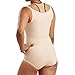 MARENA SFBHA2 Women’s Girdle with High Back, No Closure, Bikini-Length - Post-surgical Shapewear Support - X-Small, Beige