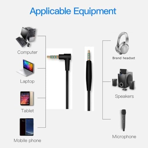 Image of 2.5mm to 3.5mm Cable, Audio Aux Cable for Seamless Connection Between Smartphones, Tablets, Car Stereos and Speakers, Durable 2.5mm Headphone Cable