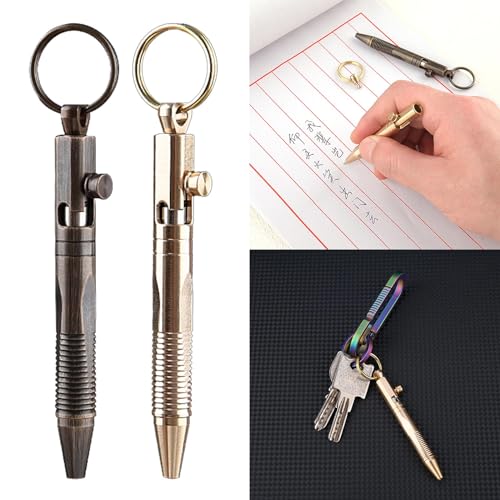 Bolígrafo metálico de gel XINNIKESI 0.5mm punta corta miniatura 2