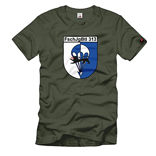 T-shirt FschJgBtl Bataillon Bw Seedorf 313 #1147 Olive XXL pour passionné