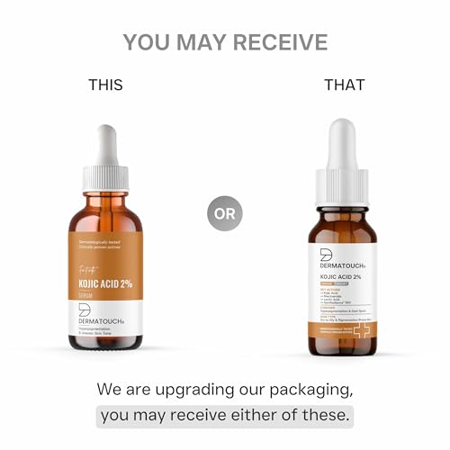 Image of DERMATOUCH Kojic Acid 2% Serum | Best for Hyperpigmentation, Uneven Skin Tone & Dark Spots | For Both Men & Women | 10ml
