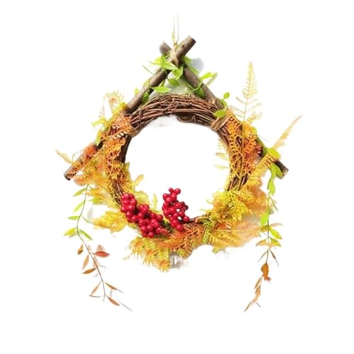 Couronne de Noël artificielle pour sublimer votre porte d'entrée et vos murs extérieurs