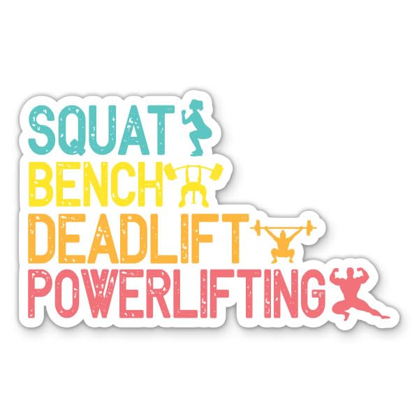 Squat Bench Deadlift Sticker - 3