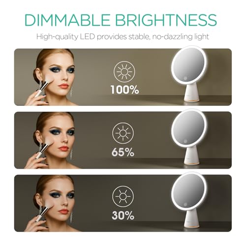Espejo de Maquillaje Recargable VOYOR con Luz LED miniatura 4