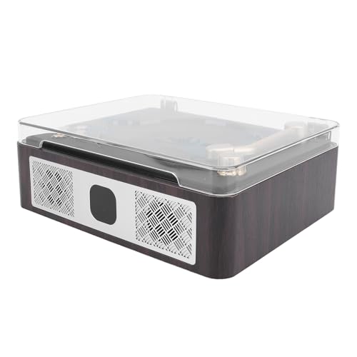 Vintage CD Player with BT, HiFi Speaker CD Player, Support SPDIF USB AUX, 8H Playback Rechargeable Battery, Wood Box, for Remote Controller, Headphone