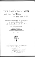 The Mountain Men and the Fur Trade of the Far West Volume III B0013UQZ8W Book Cover