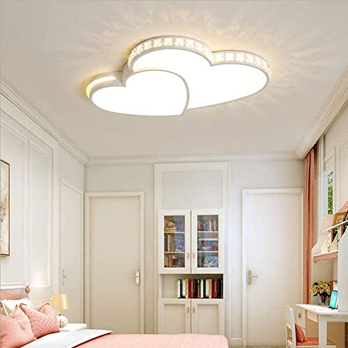 Plafond moderne LED en cristal d'amour pour salon chic - 7