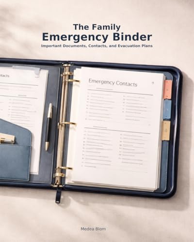 The Family Emergency Binder: Important Documents, Medical Records, Contacts, and Evacuation Plans