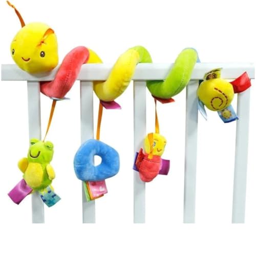 Genérico Móbile Centopeia Espiral Bebe Carrinho Com Chocalho Diversao