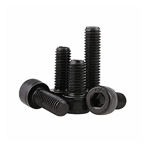 Vis à bois DIN912 M4 en acier noir pour fixation mécanique - 3