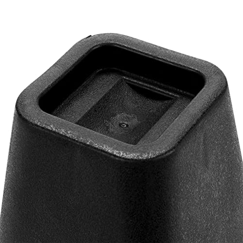 Simplify Bed Risers/Bed Lifters Wheel - Bedding Accessories For All Types Of Furniture - Black - Pack Of 4-3", 5" Or 8" #TOP3