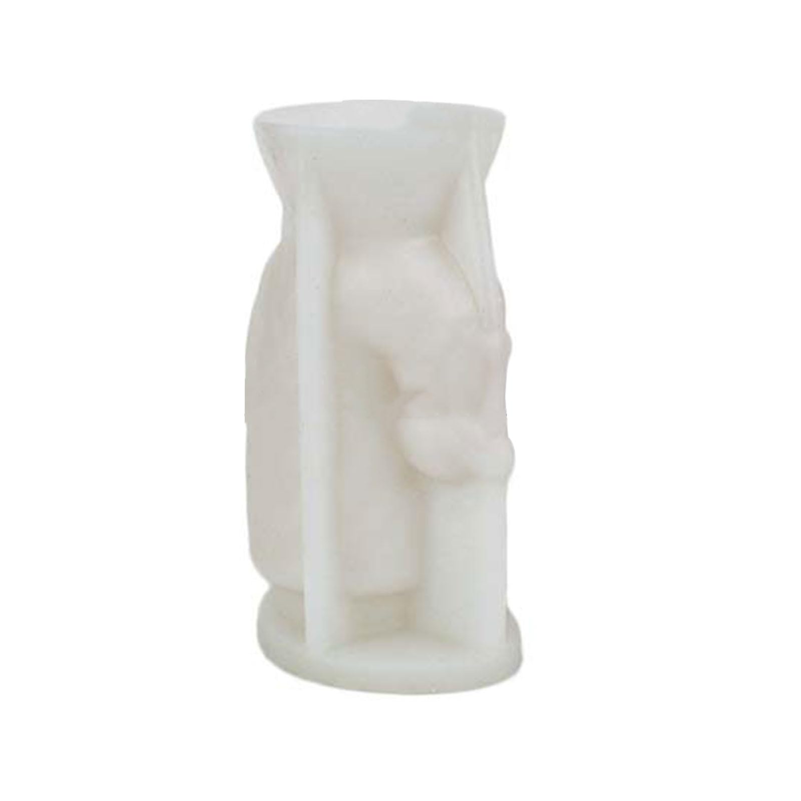 Kalttoy Chinese Character Mold Silicone Mold Non-stick Easy to for Making Plaster Home Decorations Pillar Molds for Making