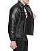 Levi's Men's Vintage Deer Faux Leather Aviator Bomber (Standard and Big & Tall), black sherpa, Large
