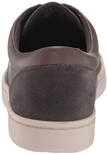 Clarks Men's Kitna Vibe Sneaker, Grey Leather, 95 M US