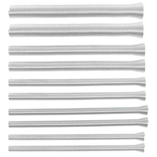 Spring Tubing Benders Kit, Steel Spring Tube Bender Extended Easy to Use Spring Tubing Benders Fast Bending Angle Controlled Spring Tube Bender Suitable for Air Conditioning (15)