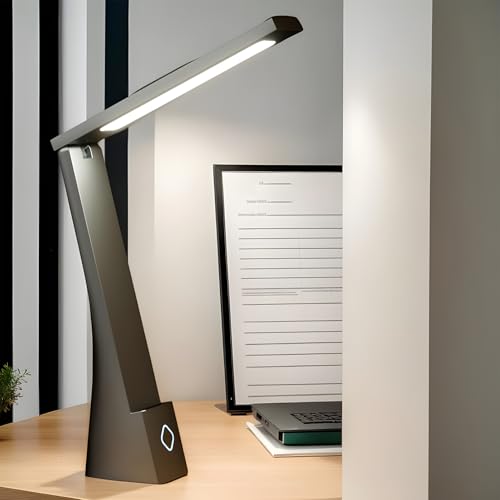 Lampe de bureau LED rechargeable USB avec contrôle tactile moderne - 7
