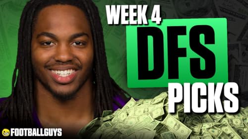 Week 4 DFS Picks & Lineup Advice | Cash, GPP, & Stacks cover art