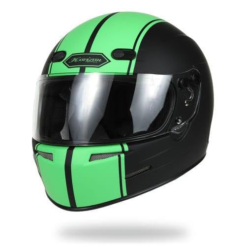 Amazon.co.jp: フルフェイスへルメット HORIZON HELMETS ライムタイム