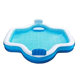 Members Mark Elegant Family Pool 10 Feet Long 2 Inflatable Seats with Backrests. New Version