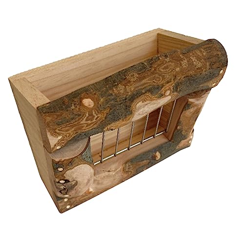 GRIRIW Hay Holder for Guinea Large Capacity Wooden Feeder Rack Easy to Install