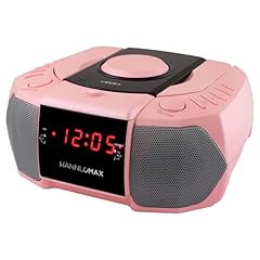 HANNLOMAX HX 334 CD CD Player with PLL AM/FM Radio, Digital Clock with Dual Alarm, Red LED Display