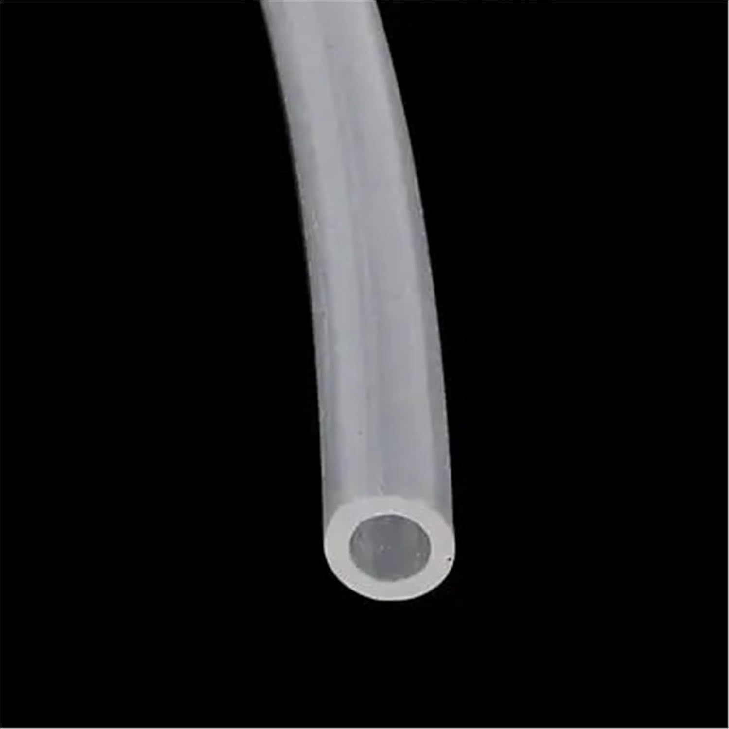 3mm x 5mm Silicone Translucent Tube Beer Water Air Hose Pipe 2 Meters