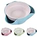 DEEBF Separable Double Dish Bowl and Snack Serving Bowl for Pistachios, Peanuts,Cherries, Nuts, Fruits, Candies, Snacks disc，Double Dish Nut Bowl with Shell Storage