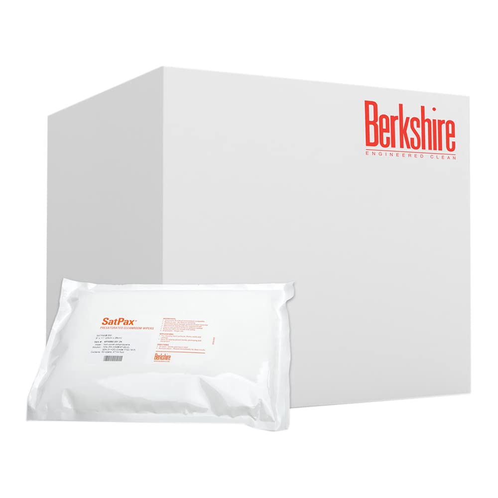 Berkshire SPX550.001.24 SATPAX 550 Wipers, 70/30, IPA/DI H2O, 9