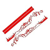  Seitenschweller Schweller Reparaturblech 4Pcs Auto Aufkleber Körper Für VW Für Transporter T4 T5 T6 Für Multivan Für Caravelle Für Camper Für Van Für Wohnmobil DIY Aufkleber Zubehör ( Farbe : Glossy R