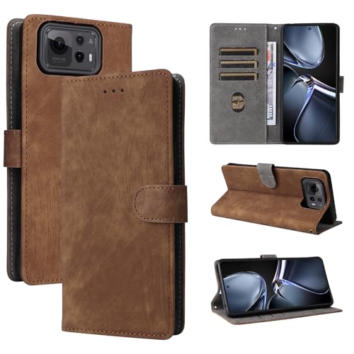For ASUS Zenfone 12 Ultra 5G �P�[�X �蒠�^ �J�o�[ ���z�^ �yHNWEIWEI�z�J�[�h�|�P�b�g�t�� ���� PU���U�[ ��G�肪�ǂ� �}�O�l�b�g�J�� �����h�~ �Ռ��z�� �ϖ��C 360�x�ی� �X�^���h�@�\�t�� Asus Zenf