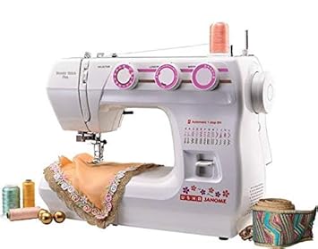 Usha Janome Wonder Stitch Plus Automatic Sewing Machine, White