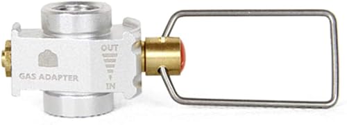 LIXADA Gas Saver Plus, Cambiador de convertidor de gas, tanque plano de recarga, adaptador de conversión, válvula de adaptador de gas de camping