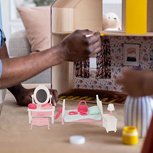 Zerodeko 1 Conjunto Mini Doll House Decoração Móveis Modelo Mini Decoração de Casa Decoração de Casa