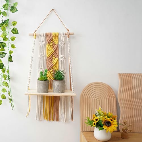 Suspension murale KnSam en macramé bohème pour habiller un mur vide