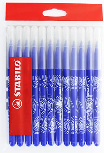 Filzstift - STABILO power - 12er Pack - blau