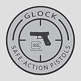 GI ® Safe Action Pistol Decal Sticker Vinyl | Gun Decal Sticker | Premium Quality | 4' X 4'