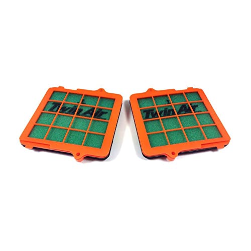 Kit 2 filtres à air + 2 cages TWIN AIR 150607P pour moto cross